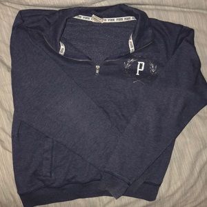 Victoria Secret Pink quarter Zip